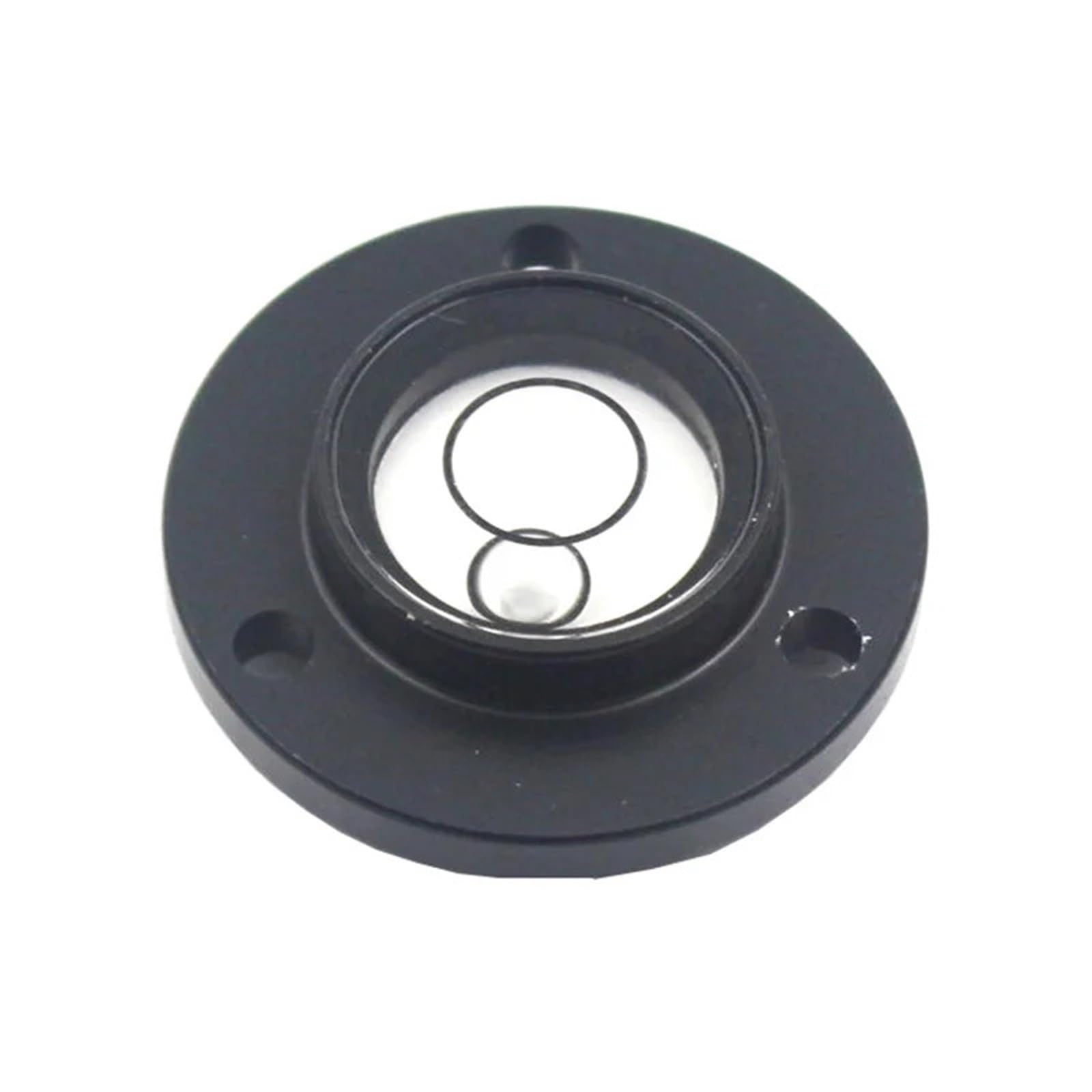 Round Nivel Bubble Circular Spirit Level Bead Up Flange Blister for Electronic Gradienter Level Dia 28mm 1PCS(Black)