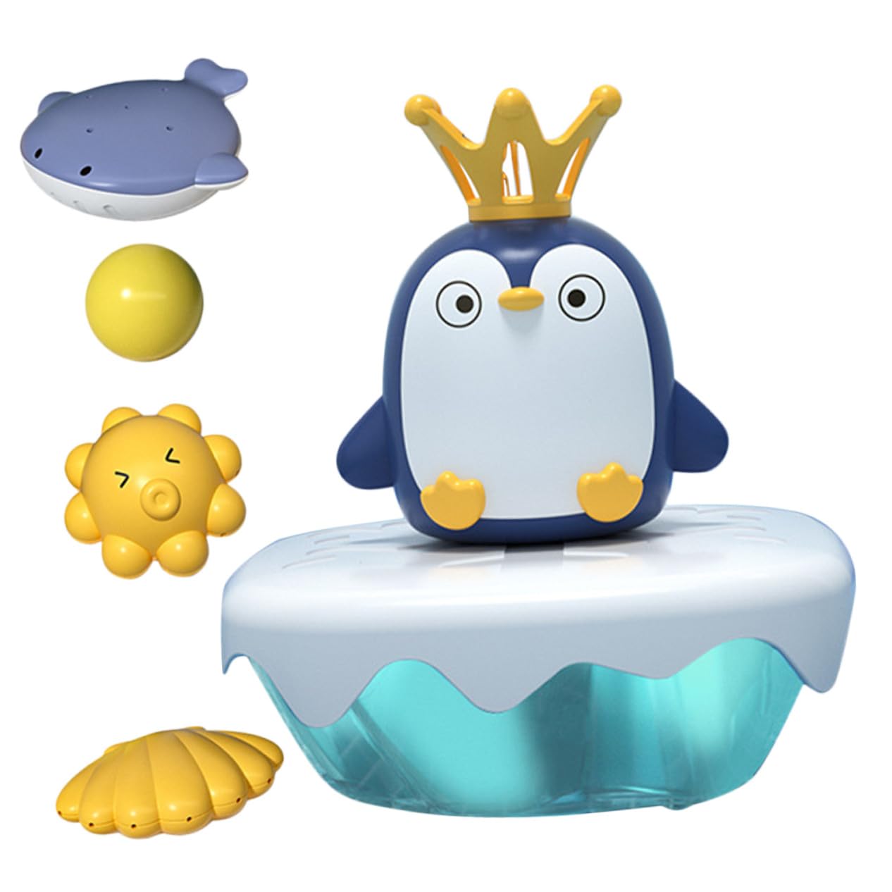 Juguete de Baño Pingüino Rociado de Agua 1 Juego Abs
