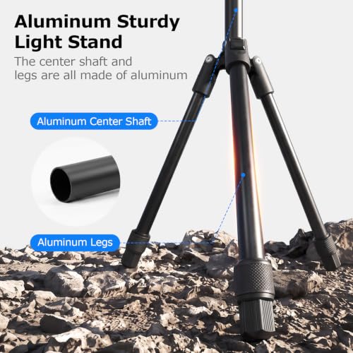 Image of EMART 86 inch Height-Adjustable Aluminum Alloy Photography Light Stand