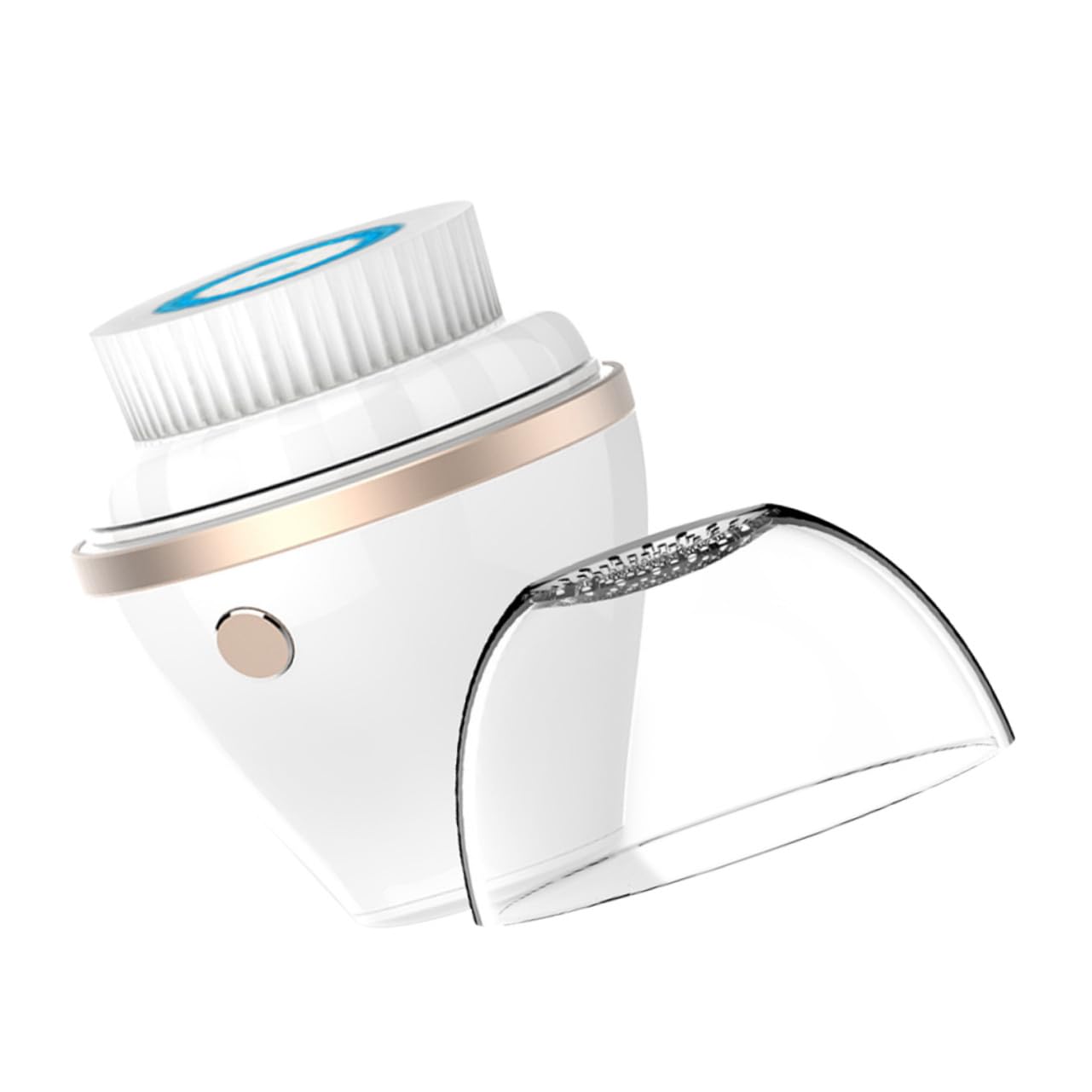 Cepillo Facial Eléctrico Limpiador 300mah Blanco para Cuidado Facial
