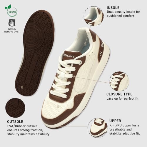 Image of Neeman's Remix Modish Sneakers for Men & Women | Retro Inspired Y2K Streetwear Unisex Casual Shoes | Breathable Knit Upper with Dual Density Cushioning | Lightweight Comfortable Lace- Up Footwear