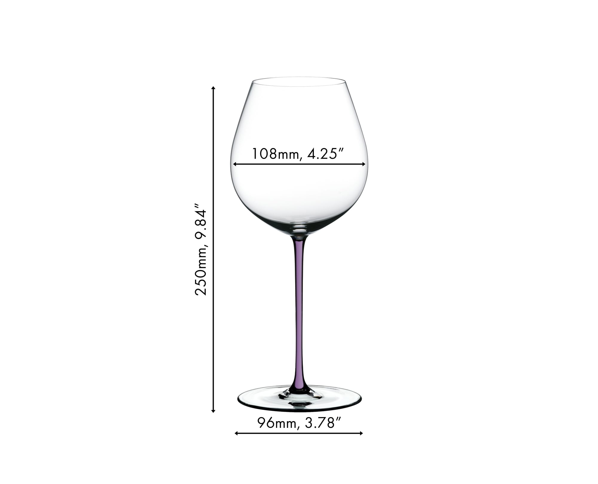 RIEDEL Fatto A Mano Syrah - Copa de vino, color rosa