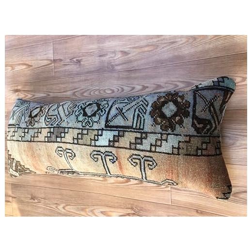 Handwoven Vintage Tribal Lumbar Pillow