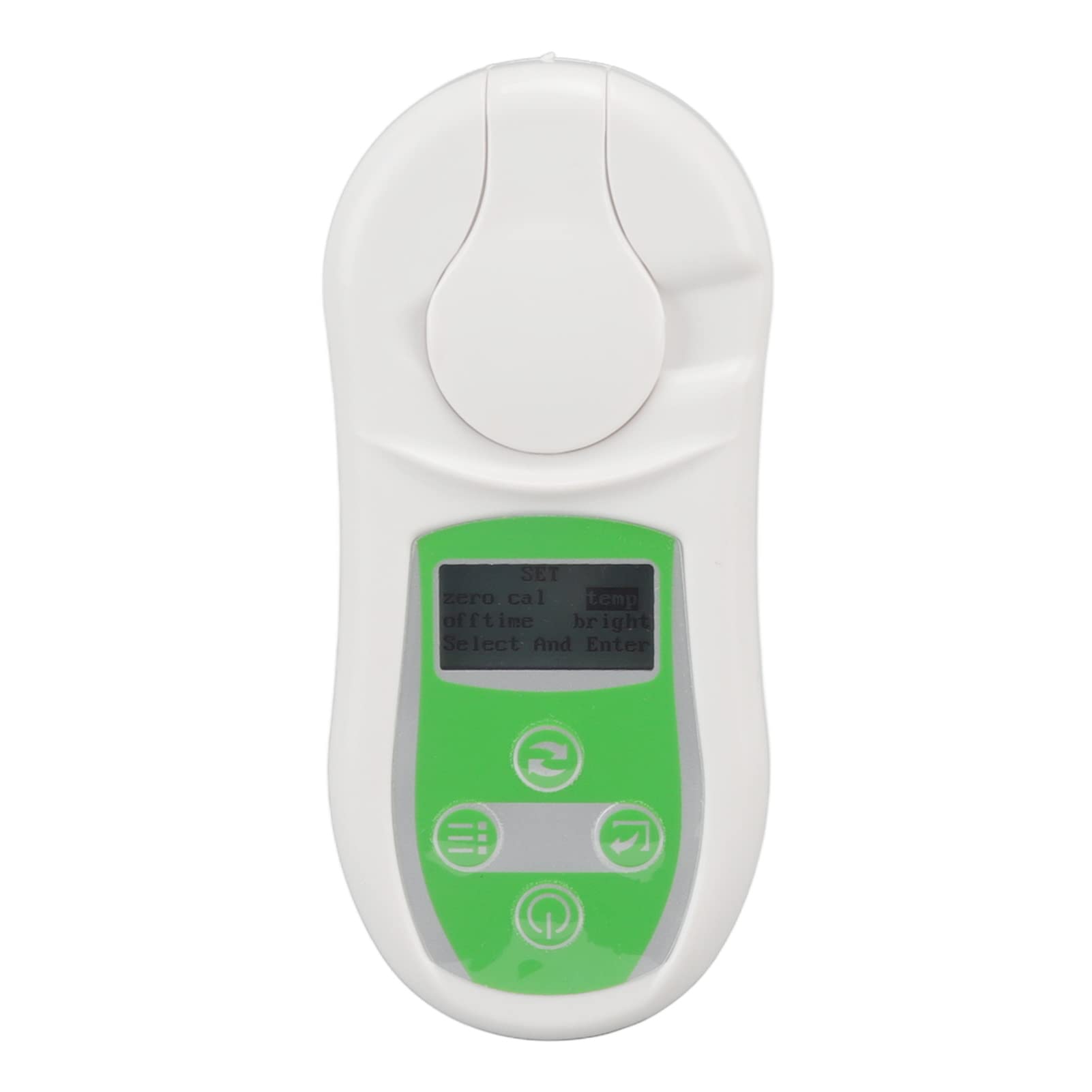 Medidor Brix, refractómetro portátil de Mano con ATC, 0-32% Brix, para el Contenido de azúcar de Las Bebidas Frutas.