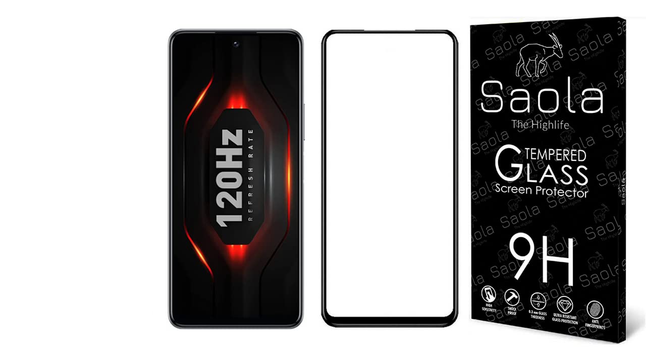 11D Tempered Glass For Infinix Note 11S Smartphone(Pack Of 1)With Free Installation Kit Full Screen Coverage If Received Damaged-6.95 Inch