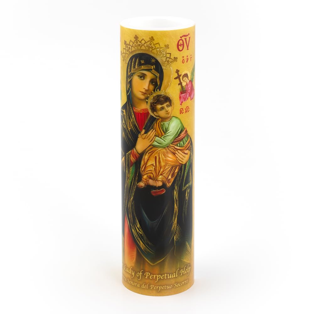 Saints Collection LED Candle (Our Lady of Perpetual Help)