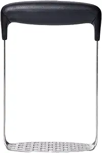 OXO Good Grips Stainless Steel Smooth Potato Masher, Black/Silver