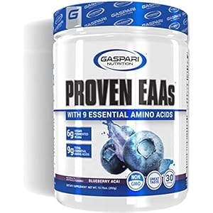 Gaspari Nutrition Proven EAAs, Blueberry Acai – 390g