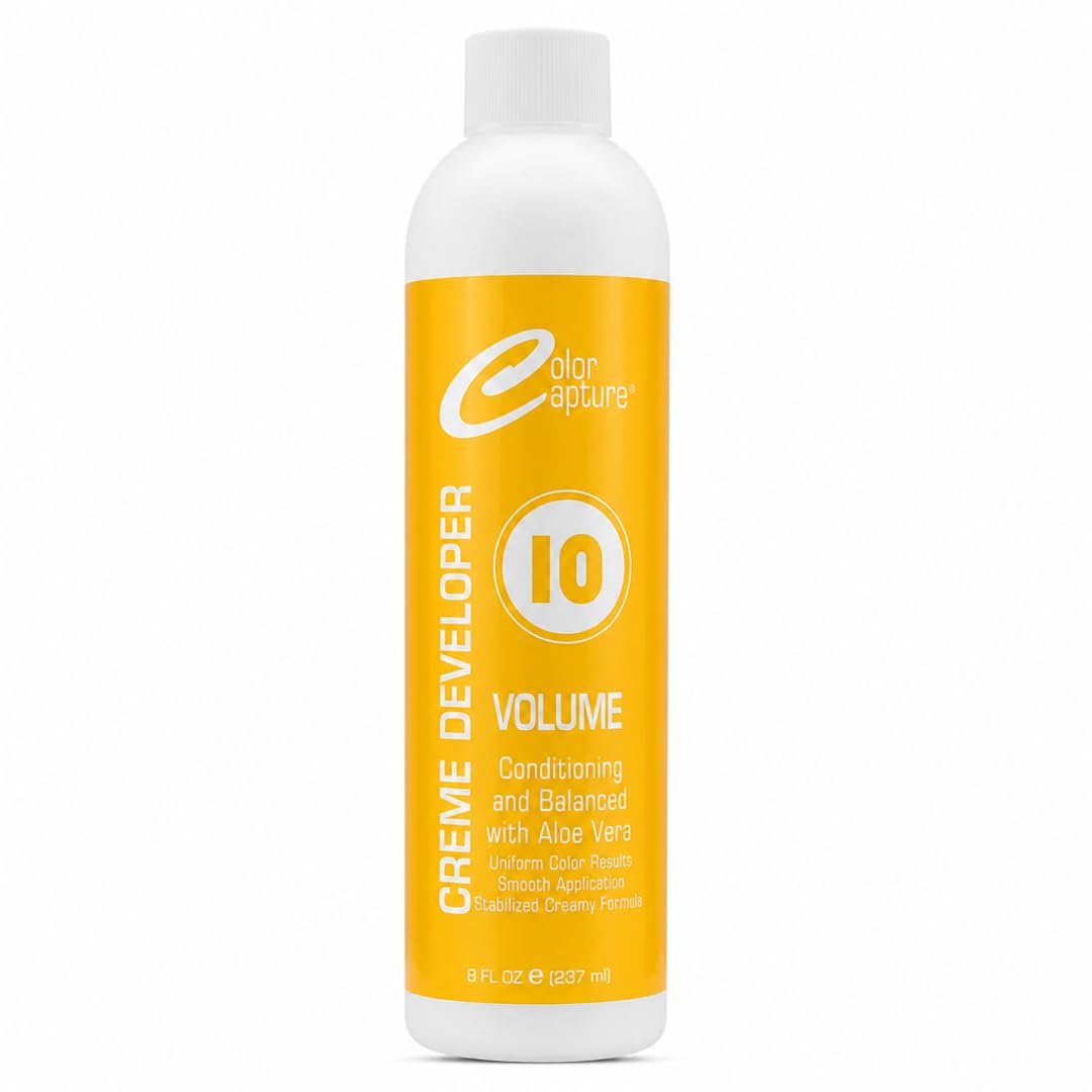 COLOR CAPTUR Salon Hair Color Developer, Damage Control, 8 oz