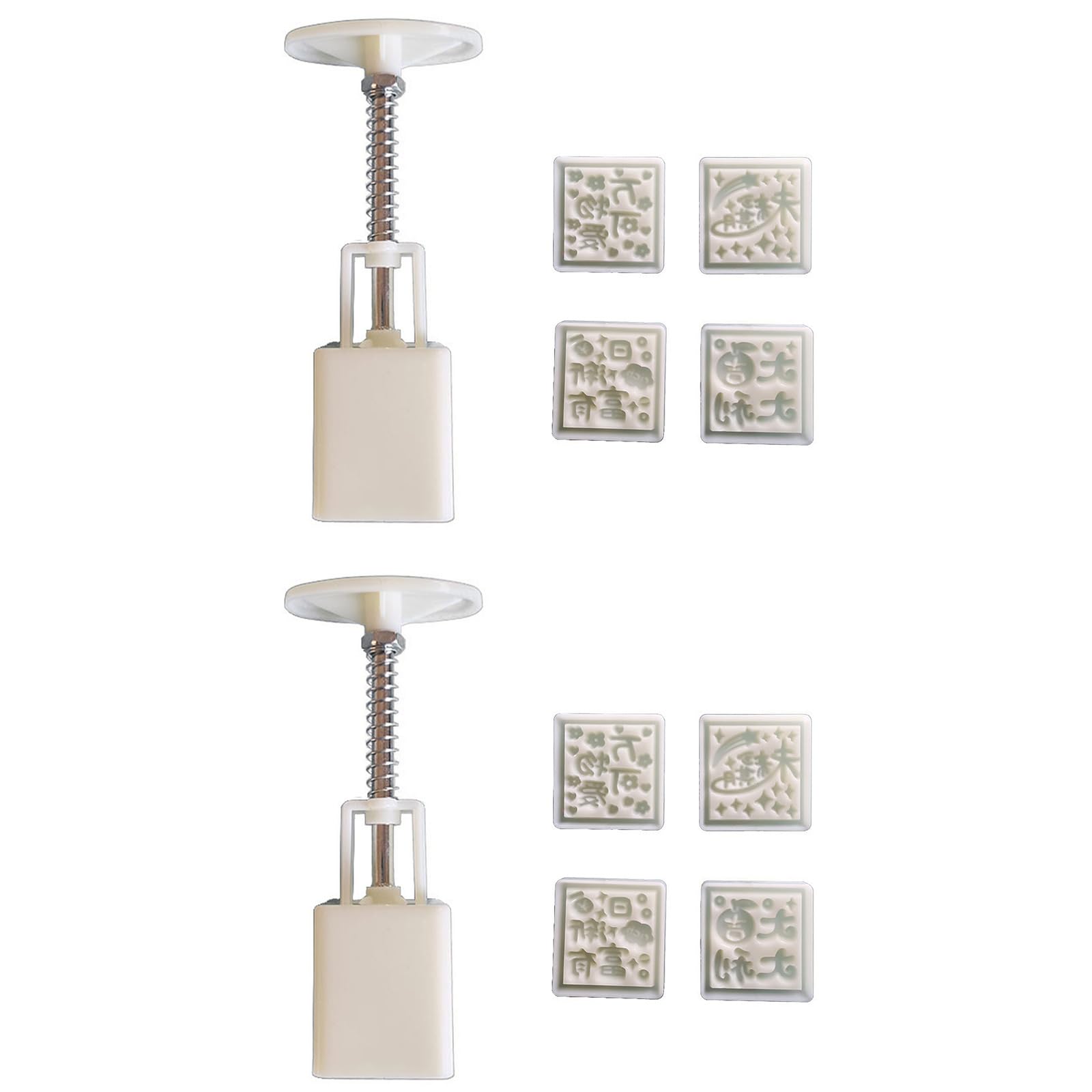 Square Dessert Press Molds Cookie Stamp Chinese MidAutumn Dessert Maker Decorating Tool For Making Cookie Pastries