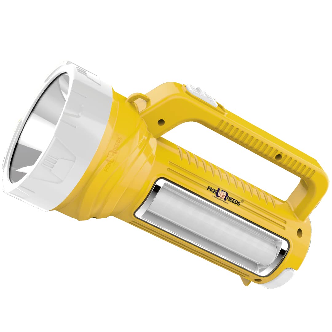 Pick Ur Needs Rechargeable Long Range Emergency Search Torch Light 100W with Side LED Tube (B0BNKY982H) Amazon Price History, Amazon Price Tracker