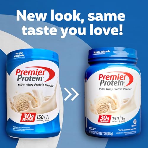 Premier Protein 71591 Powder, Vanilla Milkshake, 30G Protein thumb #1