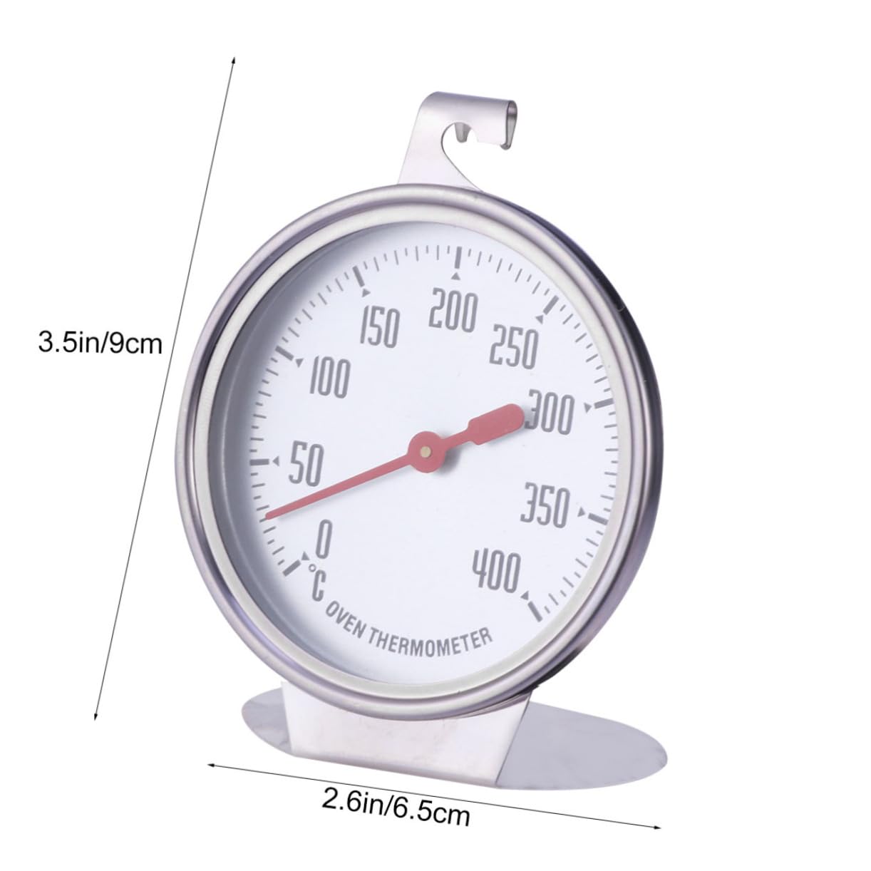 Cabilock Oven Thermometer for Kitchen Thermometer Large Digital Display for Cooking and Professional Use (Single Dial) Random Color