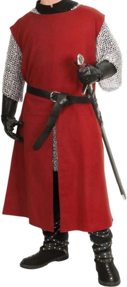Medieval Knight Surcoat Sleeveless Tabard LARP Costume Cosplay Viking Tunic Renaissance Shirts