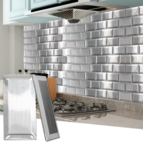Art3d 100 Pcs Peel and Stick Backsplash Tiles, 3D...