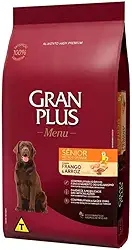 RAÇÃO GRAN PLUS MENU CÃO SÊNIOR 3 KG