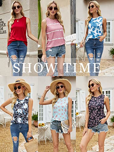 Sleeveless Shirts For Women Summer 2022 Sexy Tank Tops Leopard Print 06 M #TOP2