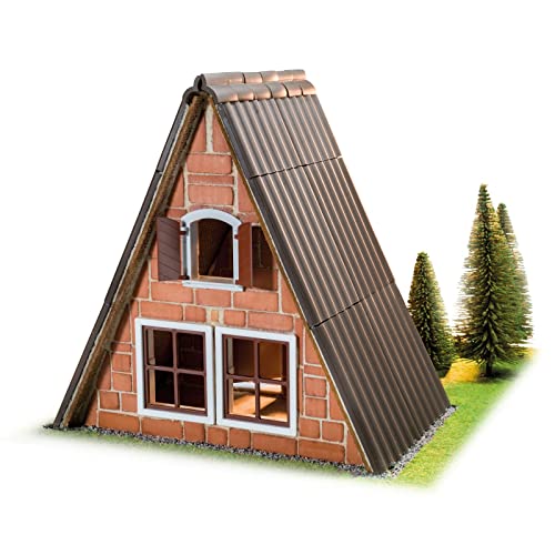 Teifoc 5230 Brick Building Kit, Fin Hut, 160 Components, Creative Construction Set Made of Natural Materials - Image 3