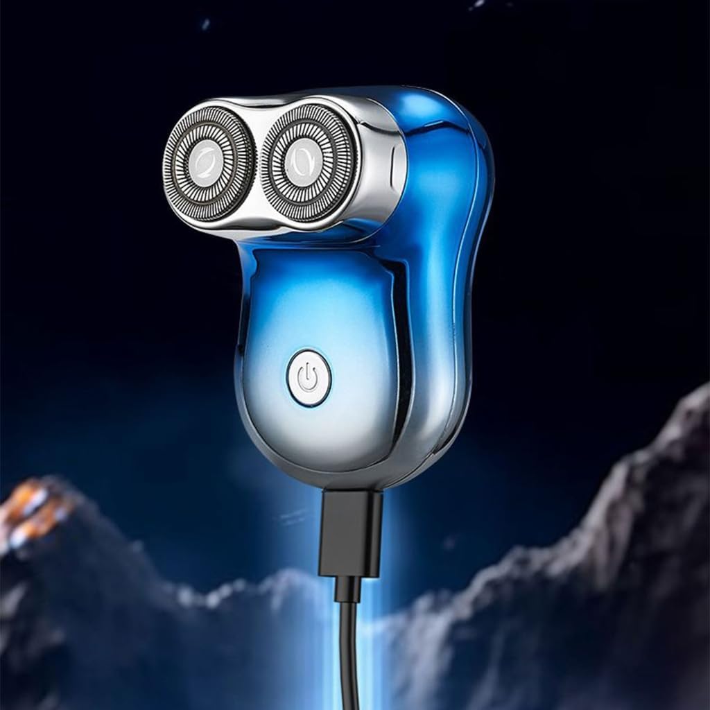 Man Grooming Device Electric Shavers Double Head Electric Trimmer Rechargeable Shaving Tool for Busy Individuals