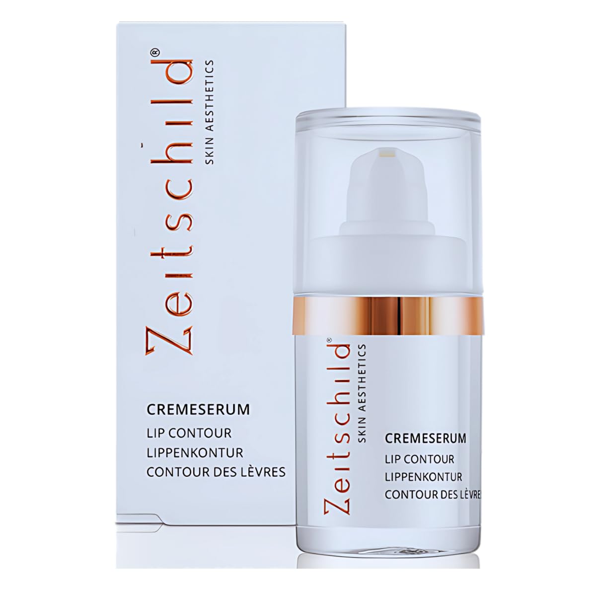 Lippenkontur Cremeserum mit Hyaluron, Peptiden & Nelkenextrakt – Pflegendes Lippenserum für mehr Volumen, 15 ml