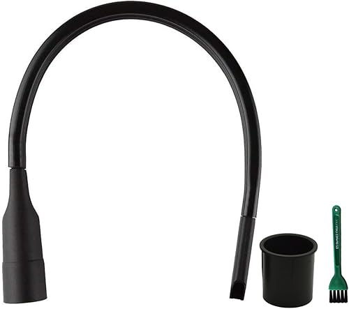EZ SPARES Kit de herramientas de cepillo flexible para hendidura de 25 pulgadas para todas las mangueras de vacío de 1-14 pulgadas o 1-38 pulgadas