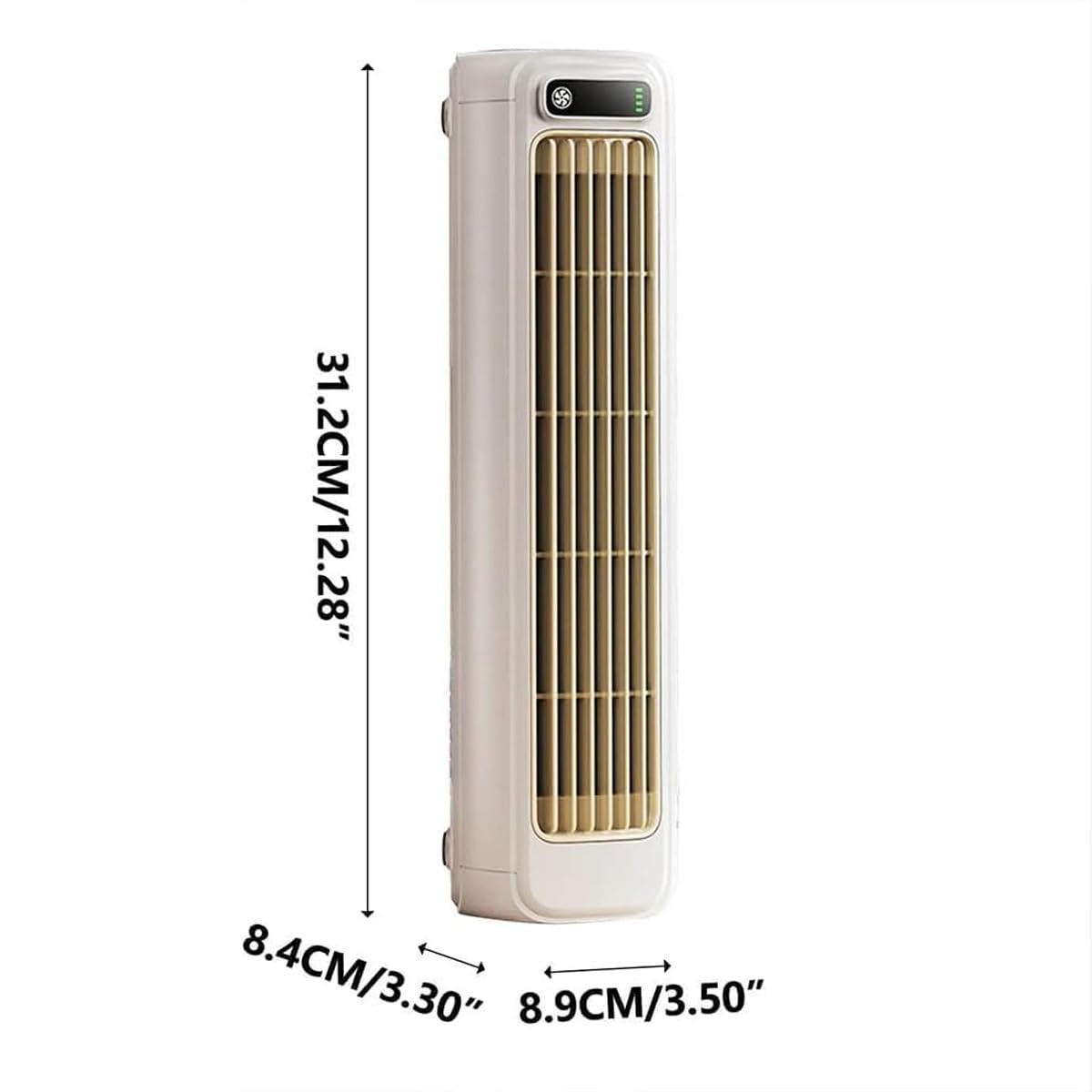 Brizaac Cooling Ace Portable Air Conditioner - USB Rechargeable Personal Fan, 3 Speeds, Quiet