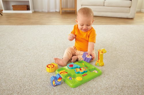 Puzzle Musical De La Jungle Fisher Price Y6978 Jouet A Encastrer - vue 3