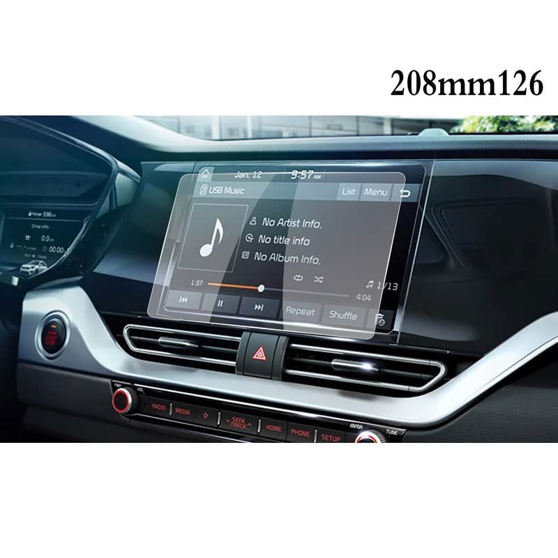 Accessoires intérieurs film verre trempé pour Kia Niro écran tactile 8 pouces