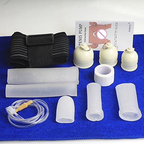 JSSMATE 3PCS Cup Penis Extender zur Vergrößerung des männlichen Penisverlängerers Penisbahre Forte Penis Pump (1 SET) - Image 3