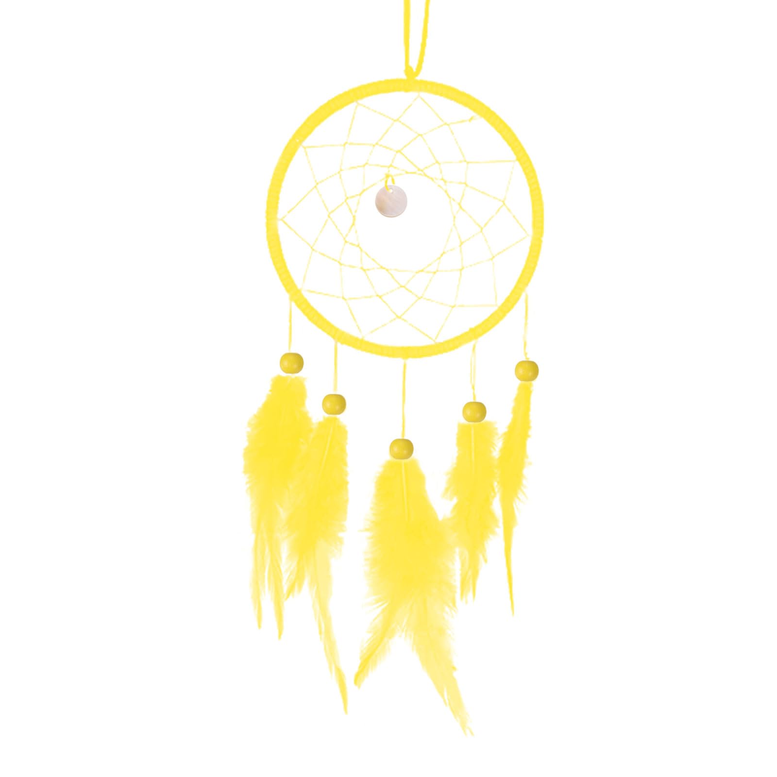 PATIKIL DIY Dream Catcher Kit, Making Dream Catcher Supplies Wall Hanging Handmade Dream Catcher Kits for Beginner Style 3, Yellow - Image 3