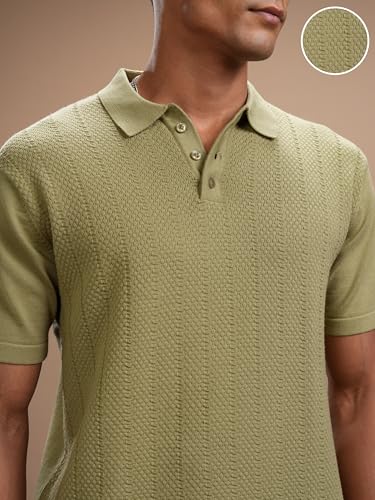 Image of Highlander Men's Polo Tshirt | Flat Knit | Regular Fit | Polo T-Shirt for Man