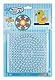 Hama Perlen 8104 Stiftplatten 2er Set für Maxi Bügelperlen mit Durchmesser 10 mm, Motive Quadrat und Kreis in transparent, kreativer Bastelspaß für Kinder und Jugendliche