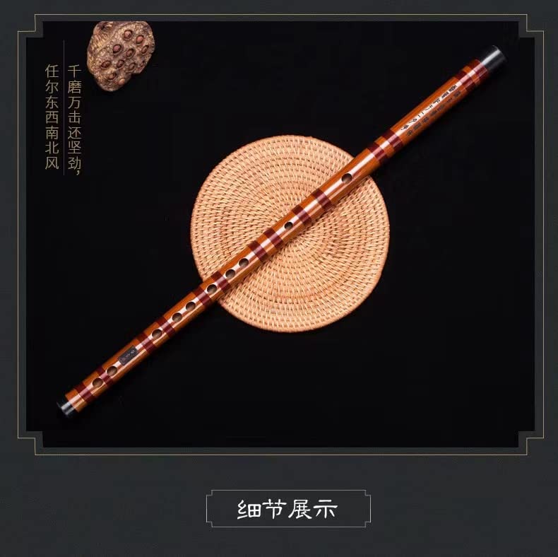 LANDTOM Selected Professional Dizi Chinese bamboo flute made by Dongxuehua (F)