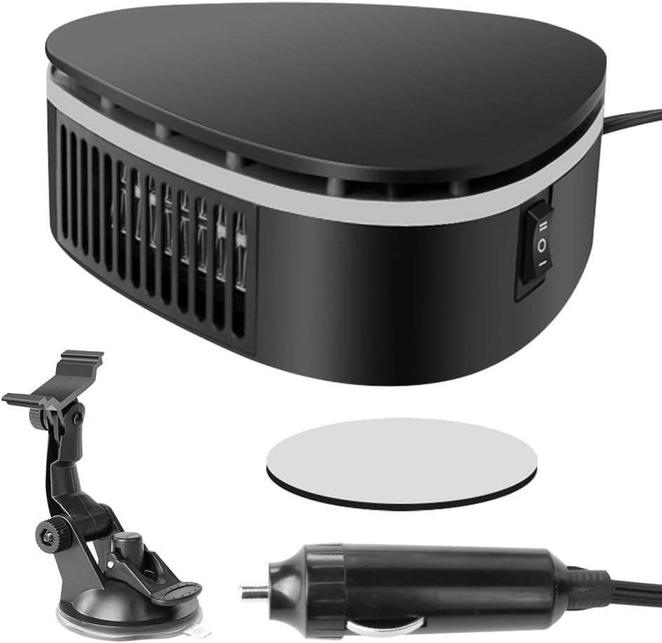 AVCXEC Chauffage de Voiture 12 V, 2 en 1 Désembueur De Voiture...