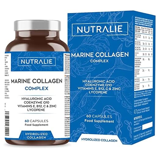 COLÁGENO MARINO Hidrolizado + Ácido Hialurónico + Q10 + Vit C | Articulaciones, Huesos y Piel | 100% Péptidos de Colágeno | 60 Cápsulas Nutralie