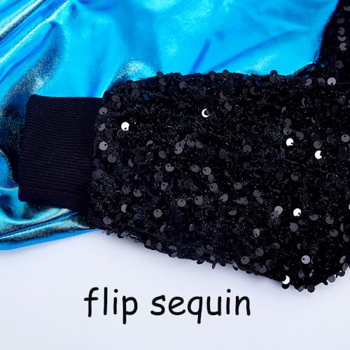 Boys Sequin Jackets Trendy Sparkle Sleeve Bomber Varsity for Kids Glitter Birthday Jacket Coat Shiny Boy Clothes4