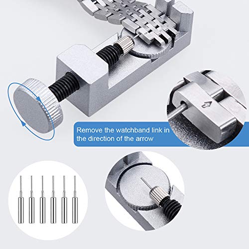 Vastar Watchband Link Remover Tool - Watch Repair Kit, 29 Pieces Watch Link Remover Kit