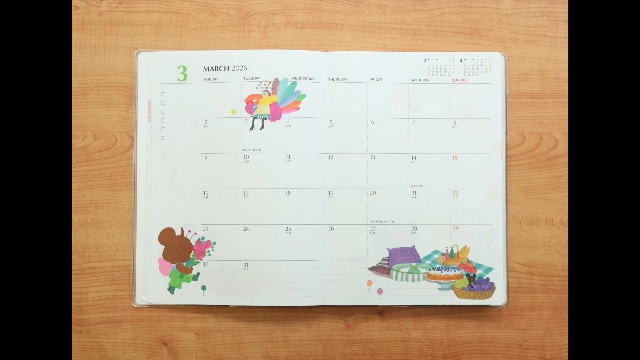 Amazon.co.jp: スクエア くまのがっこう 手帳 2026年 B6 ウィークリー