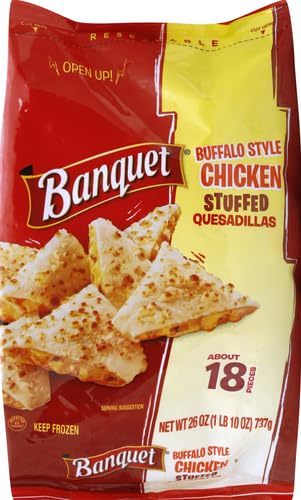Banquet Buffalo-Style Chicken Stuffed Quesadillas Frozen Snack thumb #1
