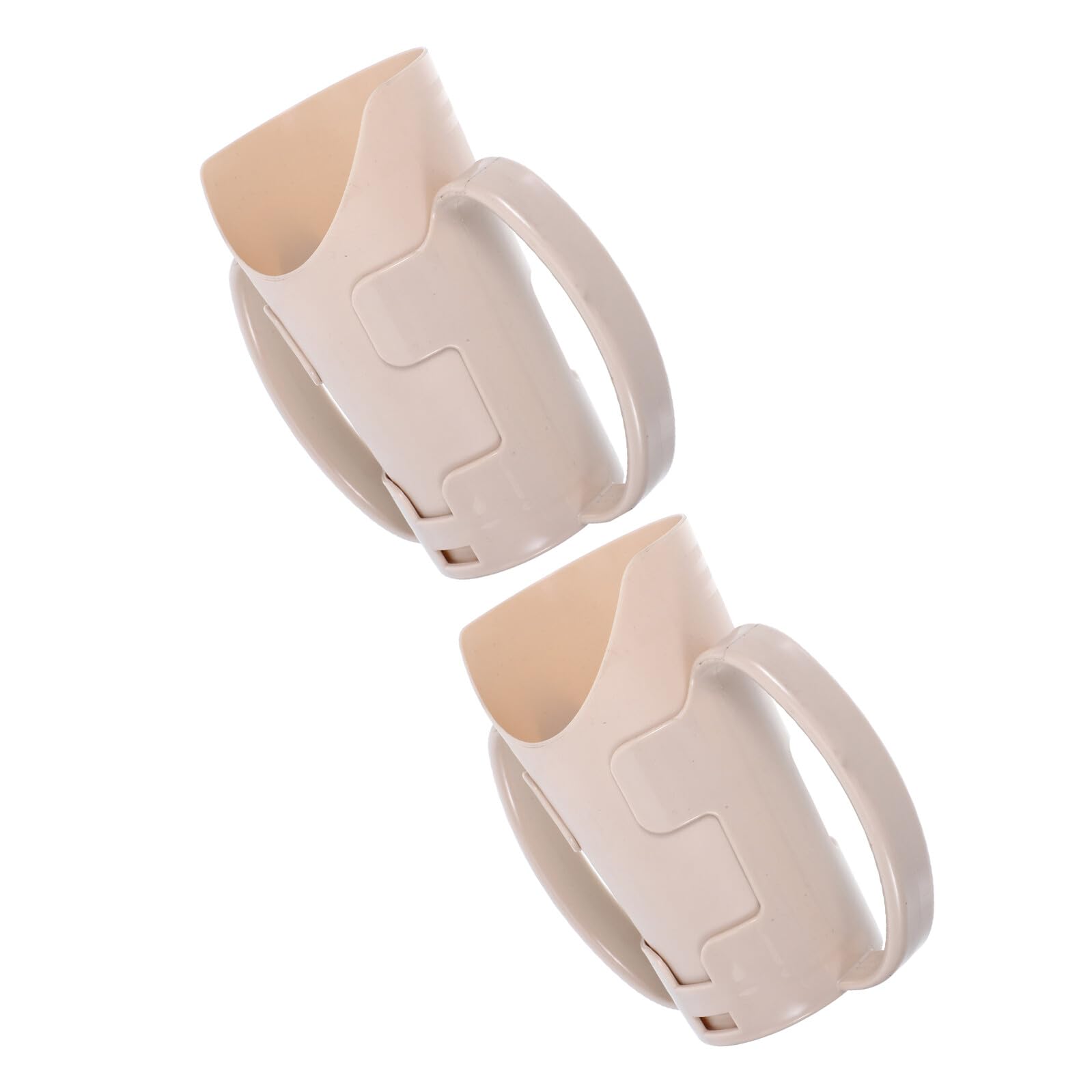 2piezas Taza para Beber para Lactancia Vasos con Recorte de Molde Nariz y Asas Vaso de Plástico para Bebidas para Adultos Mayores para Rehabilitación de Terapia Hospitalaria Taza