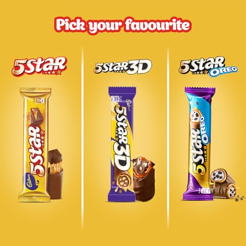 Image of Cadbury 5 Star Oreo Chocolate Bar, 40 g