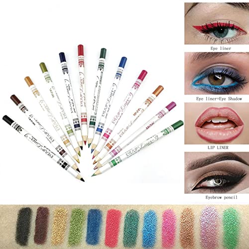 Set de 12 lápices de ojos mate y waterproof miniatura 3