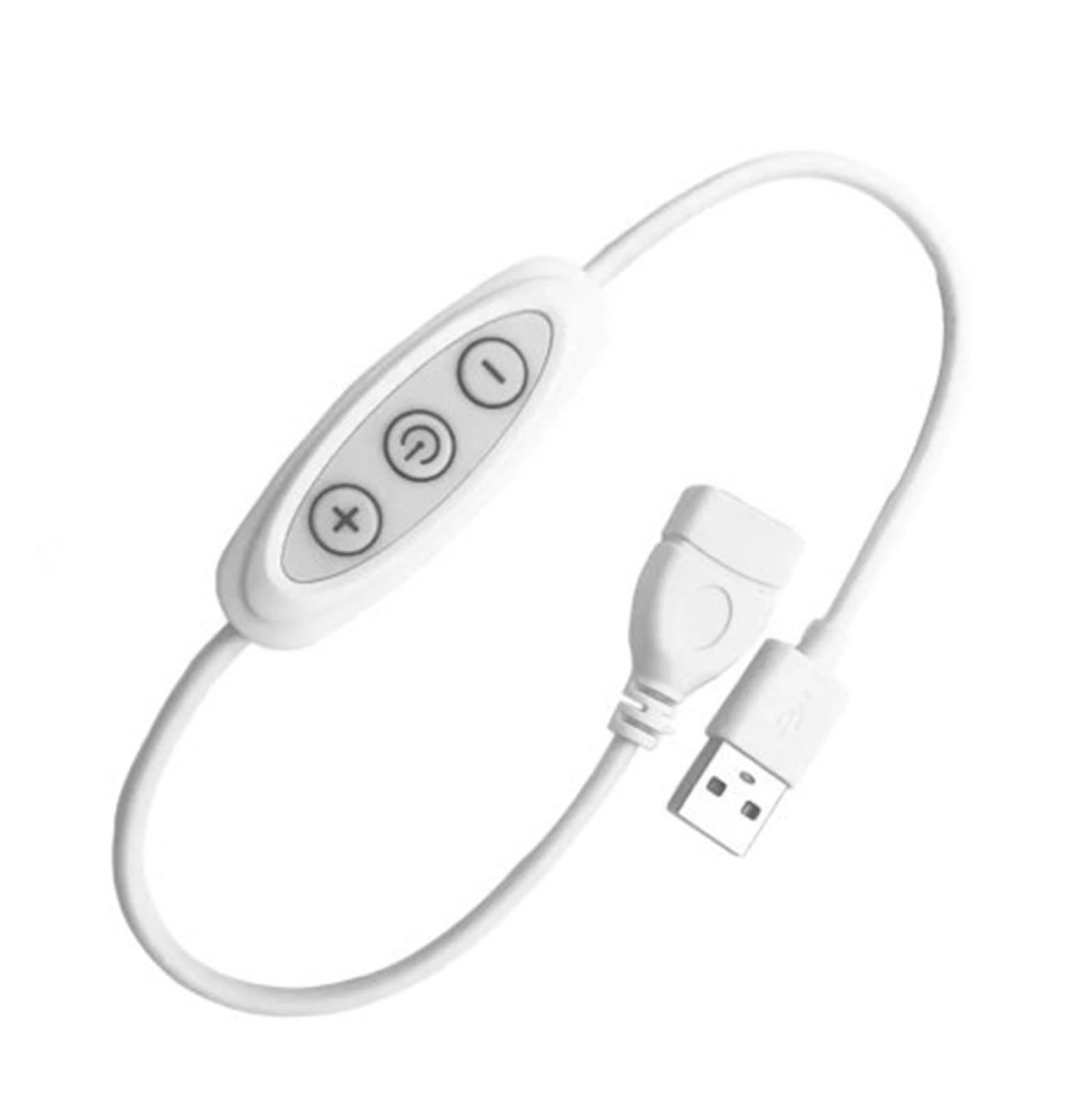 Dimmer LED a 8 livelli con 3 pulsanti, regolatore di luminosità USB per lampada al neon