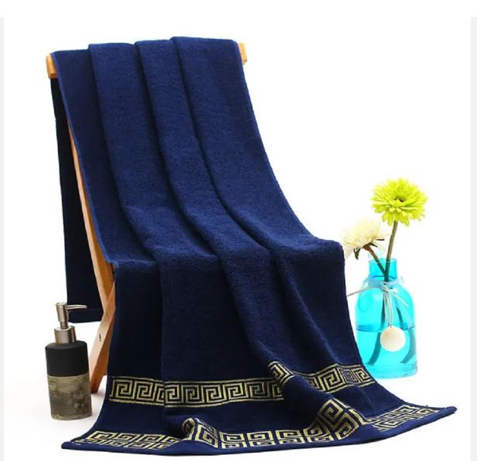 D.Sirez Towel Set Luxury 4 piece Towel. 100% Luxury Cotton, Super Absorbent. 460 GSM. 2 Bath Towels & 2 Hand Towels - Image 2