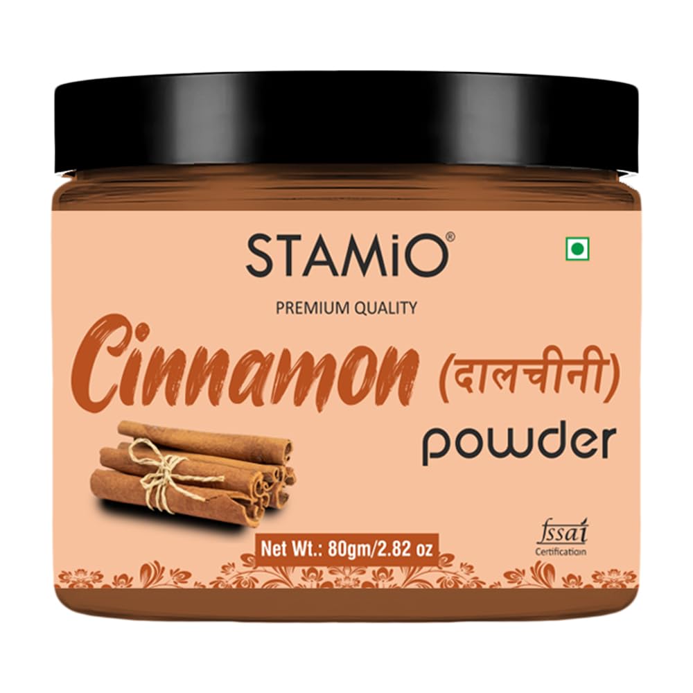 STAMIO Dalchini Cinnamon Powder 80 gm | Dal Chini - Pure & Natural, Gluten Free and NO Additives | Weight Loss | In Jar 2.82 oz (B0CKMPVNCJ) Amazon Price History, Amazon Price Tracker