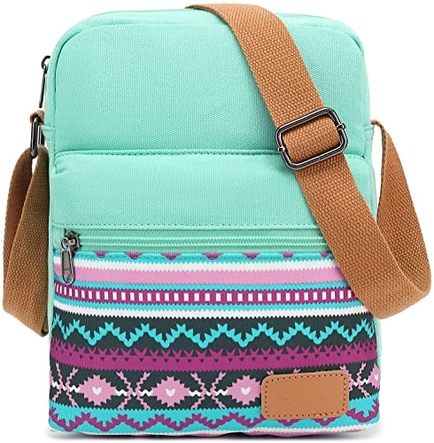 Leaper Girls Crossbody Purses for Kids 2 PCS Cross Body Bag Women Messenger Bag Girls Canvas Bag Cross Body Purse Set