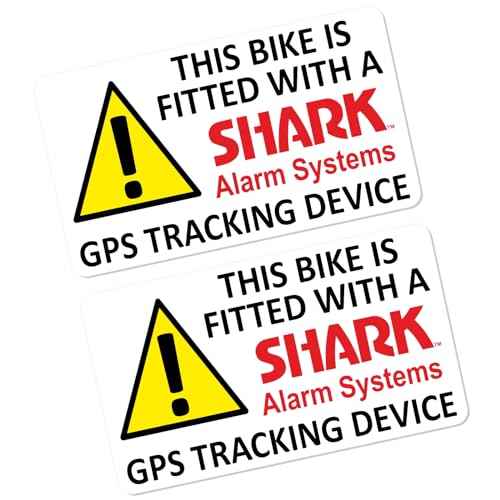 Set di 5 adesivi con rilevatore GPS e scritta di