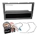 Produktbild Carmedio Opel Corsa C 04-06 1-DIN Autoradio Einbauset in original Plug&Play Qualität mit Antennenadapter Radioanschlusskabel Zubehör und Radioblende Einbaurahmen Charcoal-metallic