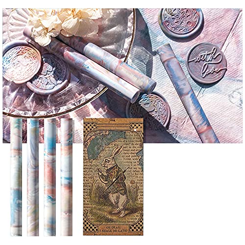 YAMOXLS シーリングワックス スティックタイプ 封蝋 4本入り 棒状 強い密着性 DIY 手作り 装飾 レター 手紙 祝い 告白 パーティー 結婚式 封筒 祝福 記念日 便箋 招待状