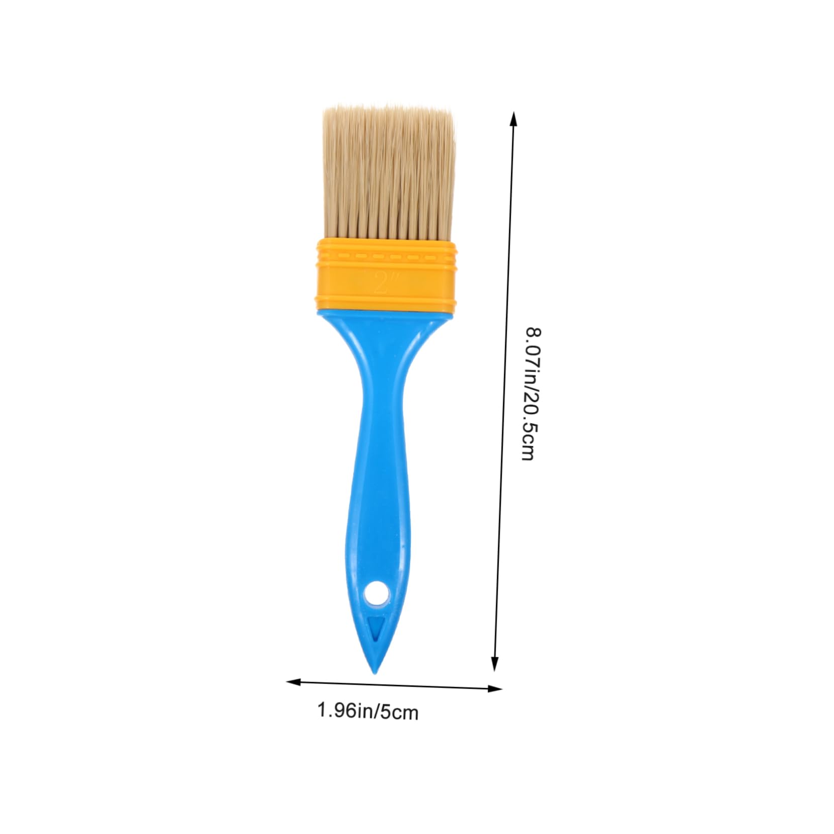 SHINEOFI 20piezas Pincel para Pintura y Barbacoa Material Plástico Nylon Apto para Pasteles y Tartas Pincel De Óleo